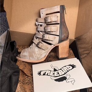 Freebird Tan and Brown Leather Boots